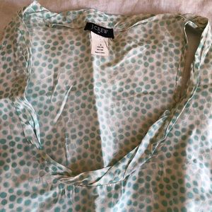 J. Crew Tops - 🍃Jcrew 🍃silk top mint green J. Crew Tops - 🍃Jcrew 🍃silk top mint green